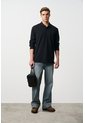 Polo Manga Larga En Algodón Para Hombre Nápoles Polo Manga Larga En Algodón Para Hombre Nápoles Negro L VÉLEZ de Vélez