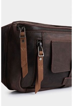 Riñonera Casual  Tacubade Cuero Vintage Cafe Riñonera Casual  Tacubade Cuero Vintage Cafe VÉLEZ