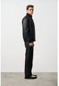 Chaqueta Clásica Doble Faz De Cuero Para Hombre Luminia Chaqueta Clásica Doble Faz De Cuero Para Hombre Luminia Negro XL VÉLEZ de Vélez
