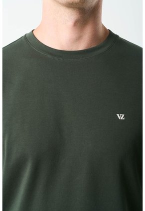Camiseta Manga Corta Lerici Para Hombre Semi Fitted Camiseta Manga Corta Lerici Para Hombre Semi Fitted Verde Oliva XL VÉLEZ