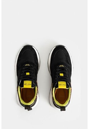 Tenis Mercurio 2.0 De Cuero Gamuza Para Mujer Textura Animal Tenis Mercurio 2.0 De Cuero Gamuza Para Mujer Textura Animal Negro 39 Vélez