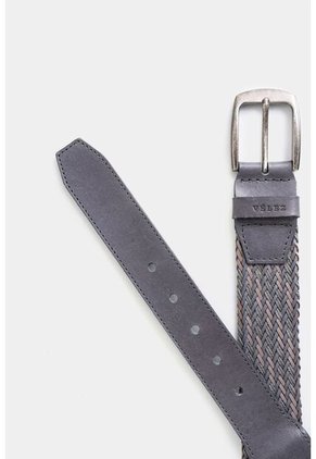 Cinturón Unifaz Ciruela 3 De Cuero Para Hombre Trenzado Cinturón Unifaz Ciruela 3 De Cuero Para Hombre Trenzado Gris 36 VÉLEZ