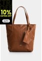Shopping De Cuero Grabado Para Mujer Verona Shopping De Cuero Grabado Para Mujer Verona Miel VÉLEZ de Vélez