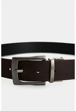 Cinturón Doble Faz Dobra De Cuero Para Hombre Vintage Cinturón Doble Faz Dobra De Cuero Para Hombre Vintage Combinado 38 VÉLEZ