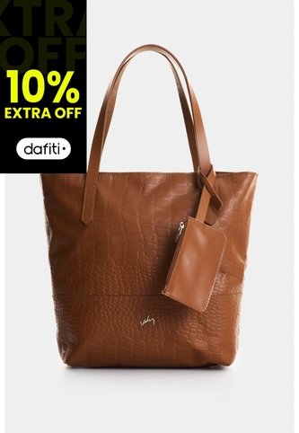 Shopping De Cuero Grabado Para Mujer Verona Shopping De Cuero Grabado Para Mujer Verona Miel VÉLEZ Vélez