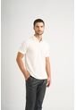 Polo Lucca Manga Corta Para Hombre Texturizada Polo Lucca Manga Corta Para Hombre Texturizada Crema XS VÉLEZ de Vélez