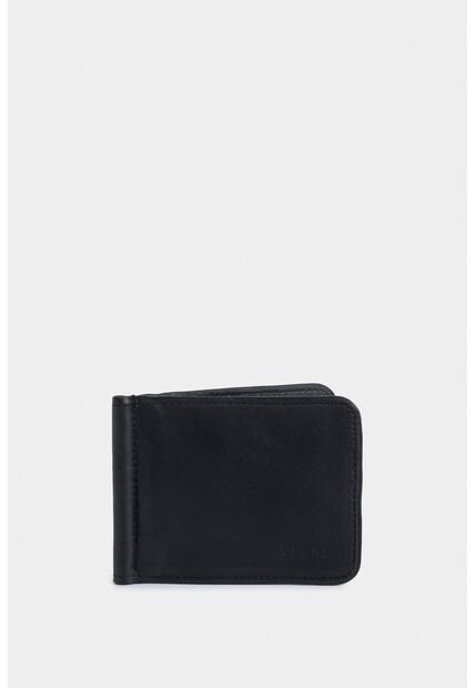 Porta Billetes De Cuero Contrastes Porta Billetes De Cuero Contrastes Negro VÉLEZ