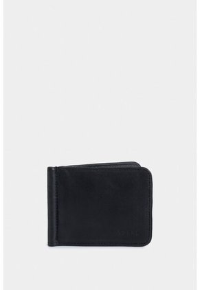 Porta Billetes De Cuero Contrastes Porta Billetes De Cuero Contrastes Negro VÉLEZ