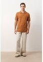 Polo Manga Corta Tejida Para Hombre Xinca Polo Manga Corta Tejida Para Hombre Xinca Miel XS VÉLEZ de Vélez
