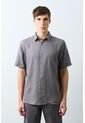 Camisa Manga Corta Semi Fitted Para Hombre Sevilla Camisa Manga Corta Semi Fitted Para Hombre Sevilla Gris Pistola XXL VÉLEZ de Vélez