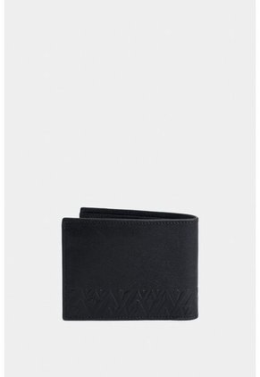 Billetera Garda De Cuero Para Hombre Monograma Vz Billetera Garda De Cuero Para Hombre Monograma Vz Negro Vélez