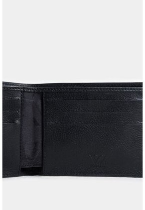 Billetera Garda De Cuero Para Hombre Monograma Vz Billetera Garda De Cuero Para Hombre Monograma Vz Negro Vélez