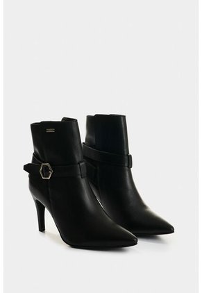Botines Calix De Cuero Para Mujer Silueta Office Botines Calix De Cuero Para Mujer Silueta Office Negro 38 VÉLEZ