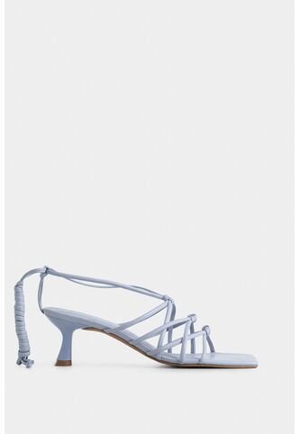 Sandalia Tacón Viena De Cuero Para Mujer Capellada Anudada Sandalia Tacón Viena De Cuero Para Mujer Capellada Anudada Lila 41 VÉLEZ Vélez