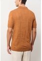 Polo Manga Corta Tejida Para Hombre Xinca Polo Manga Corta Tejida Para Hombre Xinca Miel XS VÉLEZ de Vélez