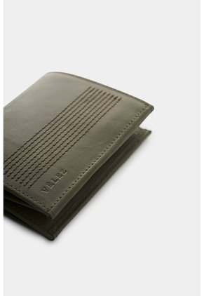 Billetera De Cuero Para Hombre Creta 2 Billetera De Cuero Para Hombre Creta 2 Verde Oliva VÉLEZ
