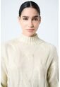 Sweater Rock En Tejido Rectilíneo Para Mujer Efecto Metalizado Sweater Rock En Tejido Rectilíneo Para Mujer Efecto Metalizado Dorado M VÉLEZ de Vélez