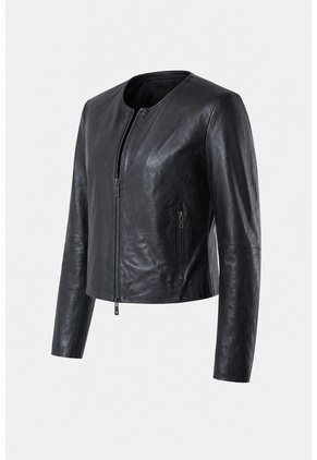 Chaqueta De Cuero Para Mujer Denver Chaqueta De Cuero Para Mujer Denver Negro M VÉLEZ