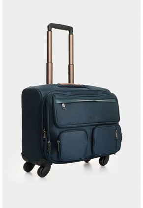 Maleta De Viaje En Lona Y Cuero Galaxy 16 Pulg Maleta De Viaje En Lona Y Cuero Galaxy 16 Pulg Azul Oscuro VÉLEZ