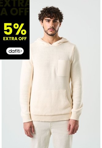 Sweater Semi Fit Tejido Para Hombre Oroa Sweater Semi Fit Tejido Para Hombre Oroa Crema M VÉLEZ Vélez
