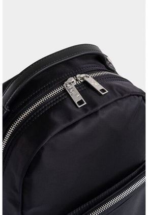 Morral Púrpura Pequeño De Lona Para Mujer Manija Cuero Morral Púrpura Pequeño De Lona Para Mujer Manija Cuero Negro Vélez