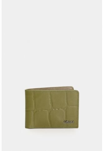 Billetera En Cuero Para Hombre Ical Billetera En Cuero Para Hombre Ical Verde Oliva VÉLEZ Vélez