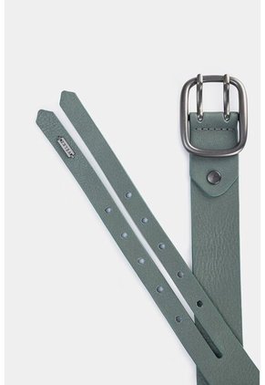 Cinturón Unifaz Turín De Cuero Para Mujer Hebilla Con Doble Aguijón Cinturón Unifaz Turín De Cuero Para Mujer Hebilla Con Doble Aguijón Agua Marina L Vélez