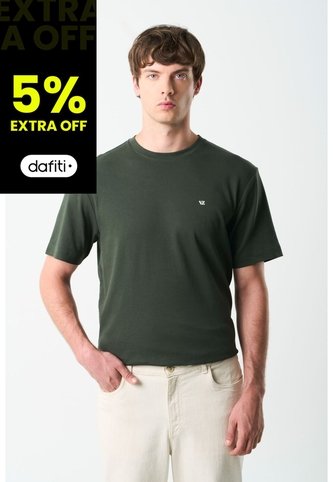 Camiseta Manga Corta Lerici Para Hombre Semi Fitted Camiseta Manga Corta Lerici Para Hombre Semi Fitted Verde Oliva S VÉLEZ Vélez