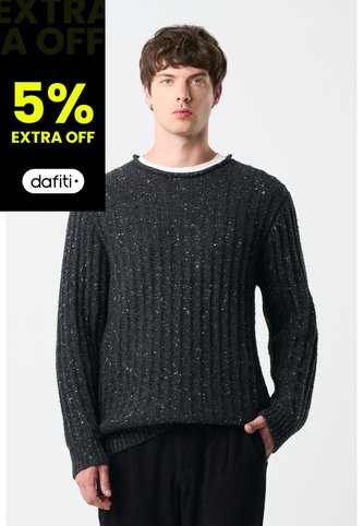 Sweater Selva Tejido Para Hombre Cuello Bandeja Sweater Selva Tejido Para Hombre Cuello Bandeja Negro XL VÉLEZ Vélez