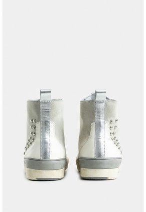 Tenis Bota En Cuero Gamuza Para Mujer Paraíso Tenis Bota En Cuero Gamuza Para Mujer Paraíso Blanco 36 VÉLEZ