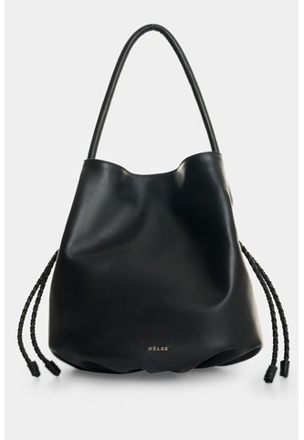 Shopping En Cuero Para Mujer Lyra Shopping En Cuero Para Mujer Lyra Negro VÉLEZ Vélez