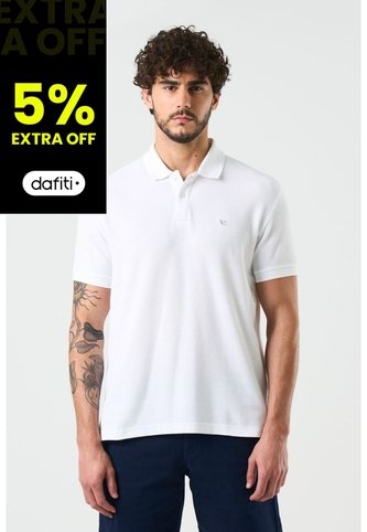 Polo Manga Corta Essential Para Hombre Textura Polo Manga Corta Essential Para Hombre Textura Blanco XS VÉLEZ Vélez