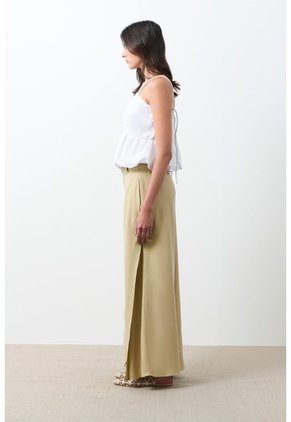 Pantalón Palazzo Soren Para Mujer Silueta Holgada Pantalón Palazzo Soren Para Mujer Silueta Holgada Arena 12 VÉLEZ