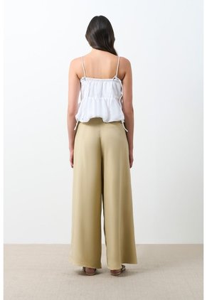 Pantalón Palazzo Soren Para Mujer Silueta Holgada Pantalón Palazzo Soren Para Mujer Silueta Holgada Arena 12 VÉLEZ