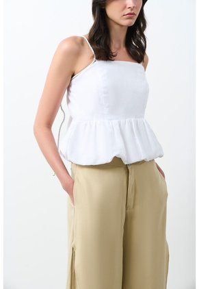 Pantalón Palazzo Soren Para Mujer Silueta Holgada Pantalón Palazzo Soren Para Mujer Silueta Holgada Arena 12 VÉLEZ
