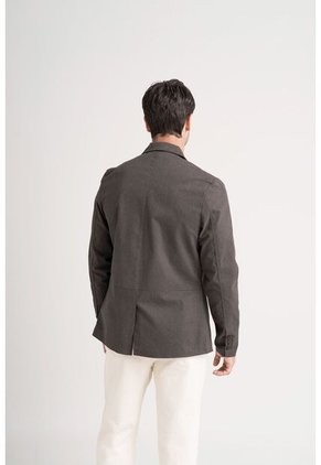 Blazer Soft Touch De Paño Para Hombre Silueta Semi Fitted Blazer Soft Touch De Paño Para Hombre Silueta Semi Fitted Cafe L Vélez