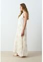 Vestido Escote Halter Para Mujer Almaris Vestido Escote Halter Para Mujer Almaris Crema 12 VÉLEZ de Vélez