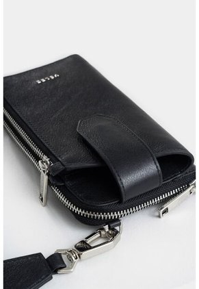 Porta Chequera Ibiza De Cuero Para Mujer Multifunción Porta Chequera Ibiza De Cuero Para Mujer Multifunción Negro VÉLEZ