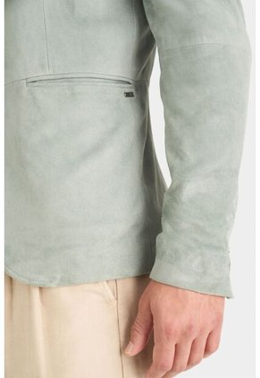 Blazer Niger De Gamuza Para Hombre Fit Semi Ajustado Blazer Niger De Gamuza Para Hombre Fit Semi Ajustado Agua Marina XL VÉLEZ