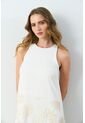 Vestido Escote Halter Para Mujer Almaris Vestido Escote Halter Para Mujer Almaris Crema 12 VÉLEZ de Vélez