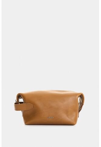 Cosmetiquera De Cuero Para Mujer Coralia Cosmetiquera De Cuero Para Mujer Coralia Miel VÉLEZ Vélez