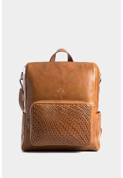 Morral Mini Saba De Cuero Para Mujer Multifunción Morral Mini Saba De Cuero Para Mujer Multifunción Miel VÉLEZ