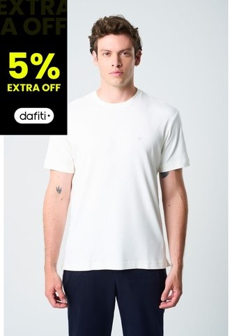 Camiseta Manga Corta Lerici Para Hombre Semi Fitted Camiseta Manga Corta Lerici Para Hombre Semi Fitted Blanco XL VÉLEZ Vélez