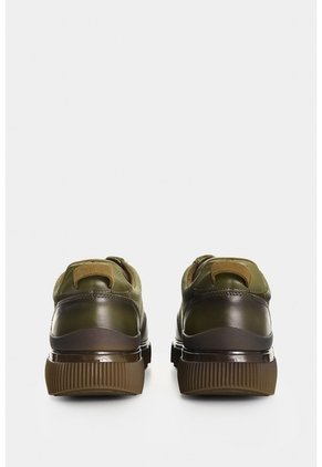 Tenis En Cuero Para Hombre Halo 2 Tenis En Cuero Para Hombre Halo 2 Verde Oliva 38 VÉLEZ