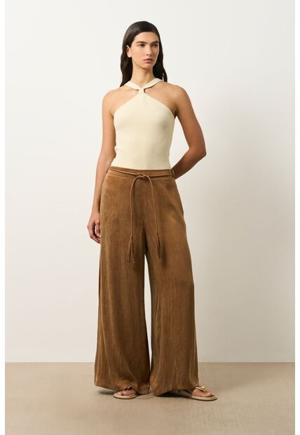 Pantalón Atacama Palazzo Para Mujer Pantalón Atacama Palazzo Para Mujer Miel 14 VÉLEZ