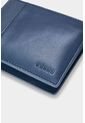 Billetera Draco De Cuero Para Hombre Mezcla De Texturas Billetera Draco De Cuero Para Hombre Mezcla De Texturas Azul Oscuro VÉLEZ de Vélez