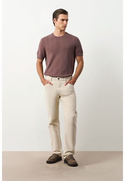 Jeans Fit Regular Para Hombre Dakar Jeans Fit Regular Para Hombre Dakar Crema 38 VÉLEZ