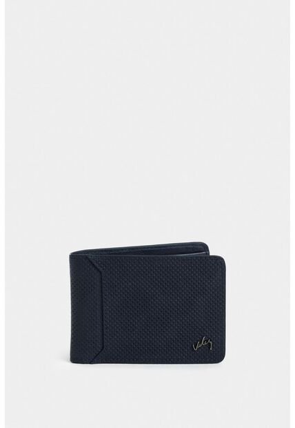 Billetera Ravello De Cuero Para Hombre Grabado Billetera Ravello De Cuero Para Hombre Grabado Azul Oscuro VÉLEZ