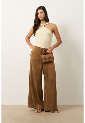 Pantalón Atacama Palazzo Para Mujer Pantalón Atacama Palazzo Para Mujer Miel 14 VÉLEZ