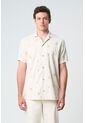 Camisa Manga Corta Misuri Para Hombre Bordada Camisa Manga Corta Misuri Para Hombre Bordada Arena L VÉLEZ de Vélez